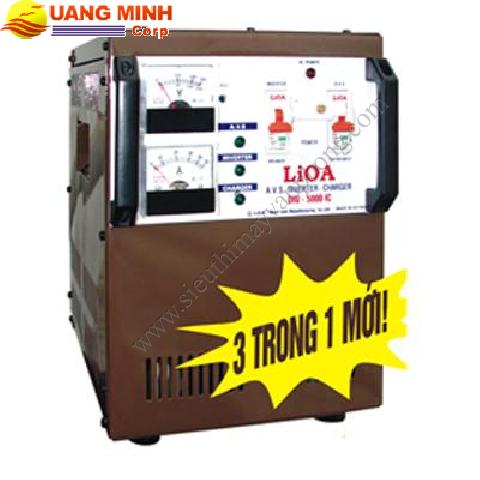 LIOA 3 in 1 DRI-5000IC(Ổn áp,Đổi điệnDC-AC,Nạp ắc q