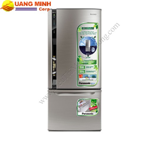 Tủ lạnh Panasonic NRBW415VN, Net 355L , Iverter xám bạc