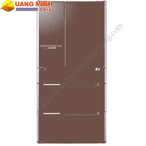 Tủ lạnh Hitachi B6800SXT - 707L - 6 cửa, mầu nâu